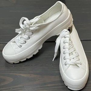 Sincerely Jules - Vasco Low Top Platform Lug Sole Converse Style Sneakers 7.5